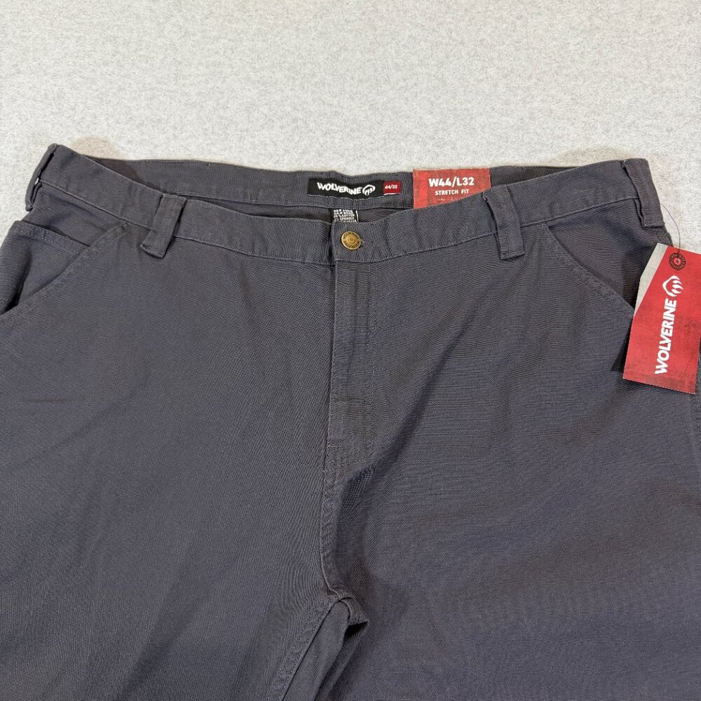 Wolverine Men's Steelhead Utility Stretch Duck Canvas Work Pants 44x32 Gray NWT - Picture 5 of 16